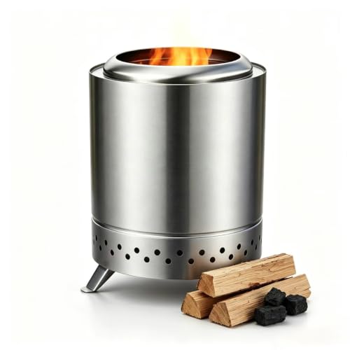 LUXTURE 8.66 Inch Wood Burning Fire Pit