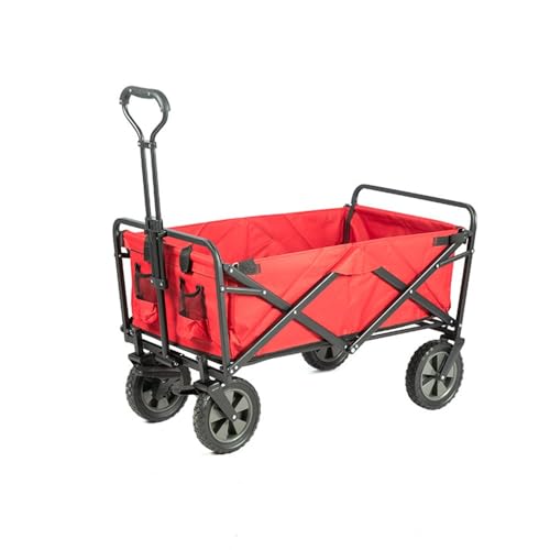 Carrito plegable para cámper, carrito utilitario resistente para camping, playa, compras, carro portátil con ruedas