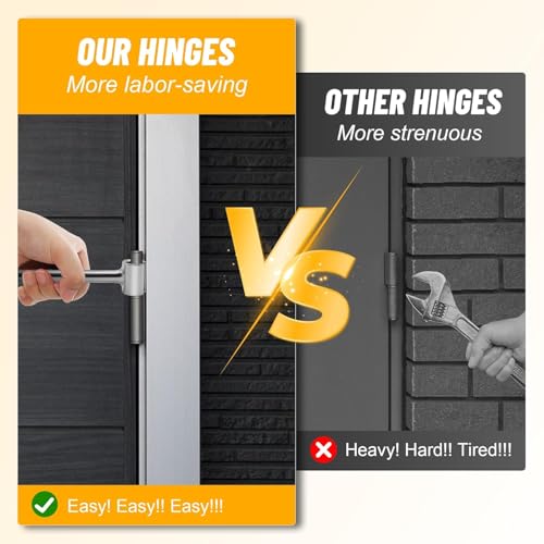 Image of Door Hinge Adjustment Tool for Residential and Commercial, 0.55-0.74 inch Hinge Gap Adjusting Wrench for Door Quick and Efficient Solutions