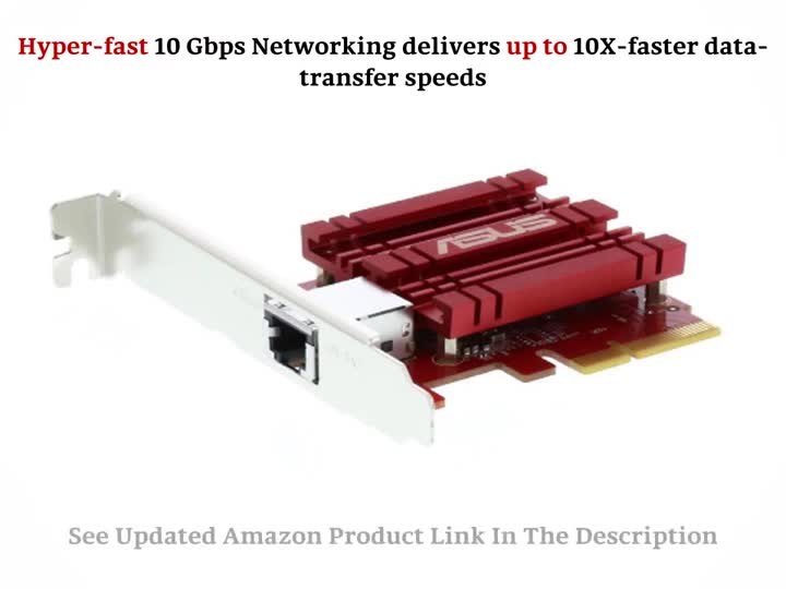 ASUS XG-C100C 10G対応LAN拡張カード Amazon | ASUSTek 超高速通信 10Gbpsネットワークカード 10GBase
