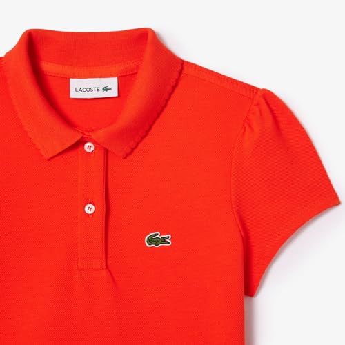 Image of Lacoste Girls Classic Short Sleeve Pique Polo Shirt
