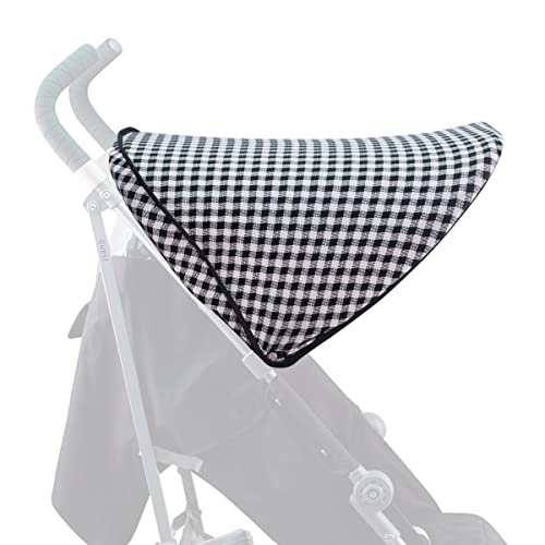 JYOKO KIDS Cubre capota de algodón Compatible con Maclaren Quest, Techno y Xt (Vichy)