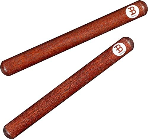 Meinl Percussion CL18 Claves De Luxe, Dense Hardwood,Wood/ Brown