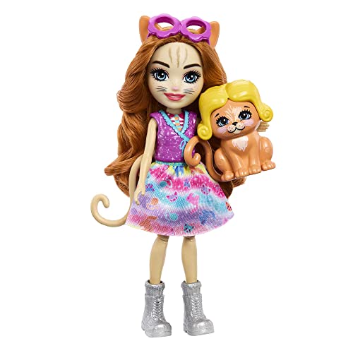Enchantimals Coffret Camion Mode Avec Poupée 15 Cm Et Figurines Meilleurs Amis Animaux, Remorque Pour Animaux, +25 Accessoires, Jouet Enfant, A Partir De 4 Ans, HPB34