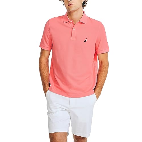 Nautica Sustainably Crafted Deck Polo, Teaberry, 3XL