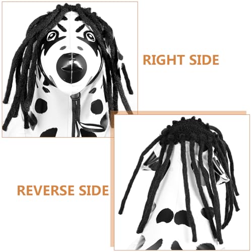 Peluca Dreadlocks para perros pequeños negro miniatura 5
