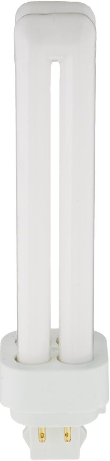 Sylvania 20683 (12-Pack) 18-Watt Double Tube Compact Fluorescent Light Bulb, 2700K, 1150 Lumens, 82 CRI, T4 Shape, 4-Pin G24q-2 Base