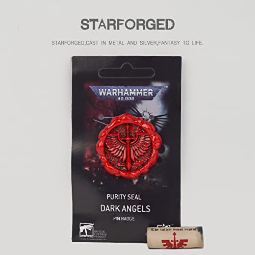 Image of Starforged Warhammer 40K Purity Seals Space Marines Blood Angels Ultramarines Chapters Collection Brooch Pin Badge Pendant Warhammer Gifts