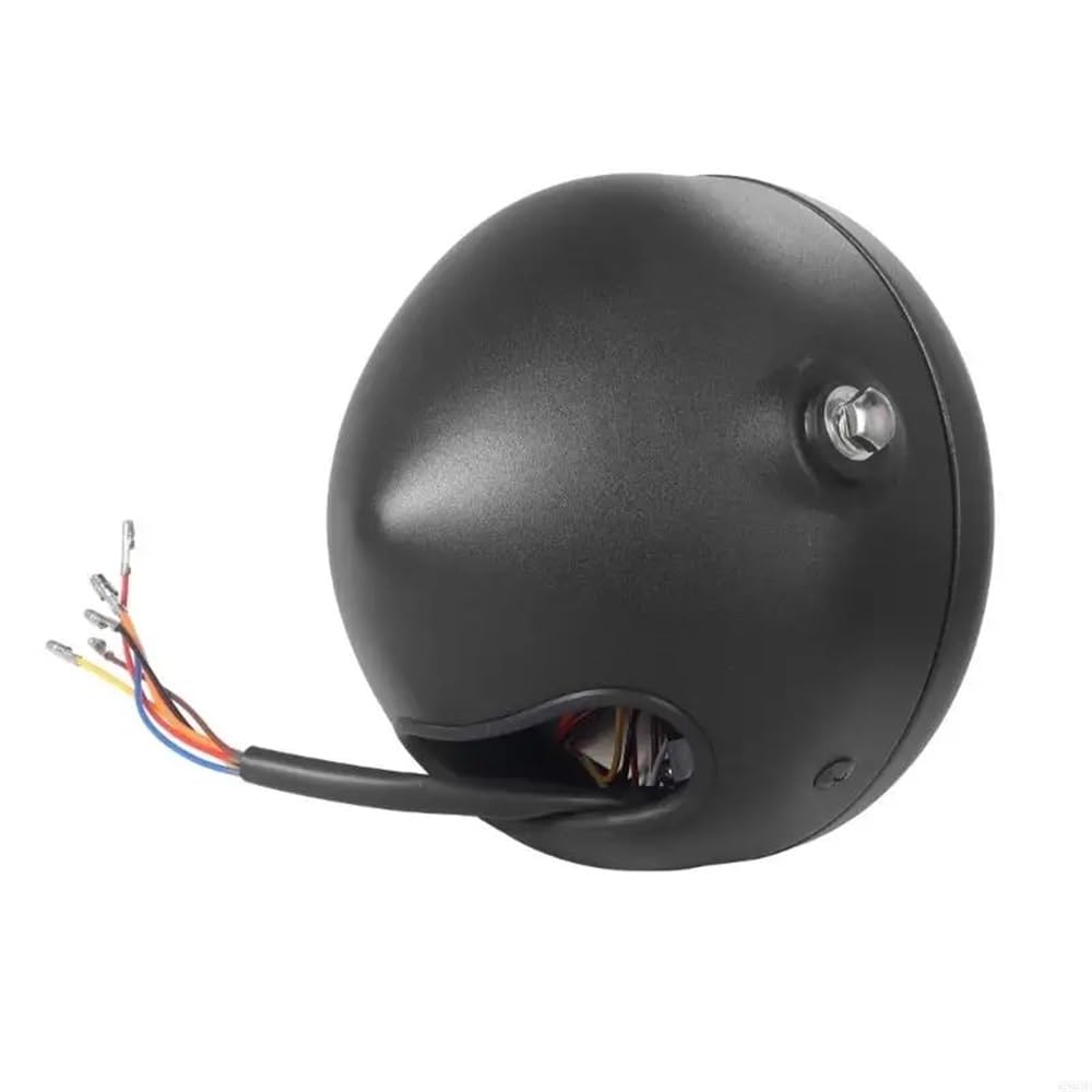 Fari Fendinebbia Faro LED per moto Indicatori di direzione | Faro LED per moto Indicatori di direzione integrati Alloggiamento in metallo antiurto Accessori per 18 cm/7,09 pollici