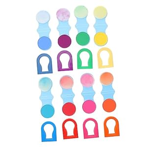 DEARMAMY 8Stücke DIY Temporäres Haarfärbepulver Set