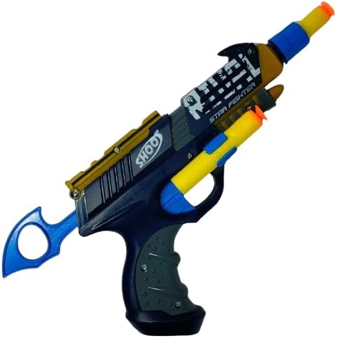 Nerf Toy Gun for Boys 4+ with 11 Darts – Unbreakable Pistol Blaster, 16m Range, Indoor & Outdoor Fun – Toy Gun for Kids & Adults, Ages 4-10