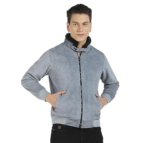 Image of CAHOOT Men's Jacket For Casual Wear | Hooded Neck | Zipper Closure | Long Sleeve | Regular Fit | Polyester Jacket Crafted With Comfort Fit For Everyday Wear