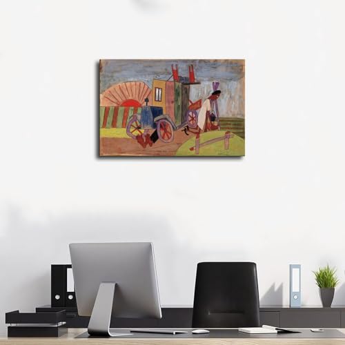 Impression sur toile Breakdown décoration murale bureau cadre suspendu
