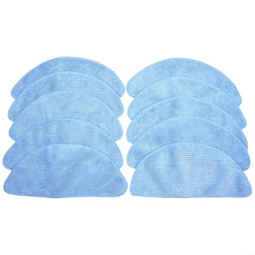 Jonikuper Almohadillas para robot aspiradora, 4/10 paños de limpieza de microfibra reutilizables compatibles con la serie Q5, trapos lavables para fregar suelos (paquete de 10)