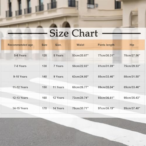 Girls Straight Leg Velvet Pants Loose Elastic Waist Drawstring Teens Track Sweatpants with Pockets for Kids 5-15 Years3