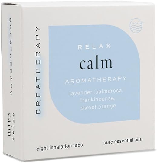 Aromatherapy Calming Patches – Pure Essential Oil Aroma Patch – Lavender and Frankincense Essential Oils for Calm – 8-Pack