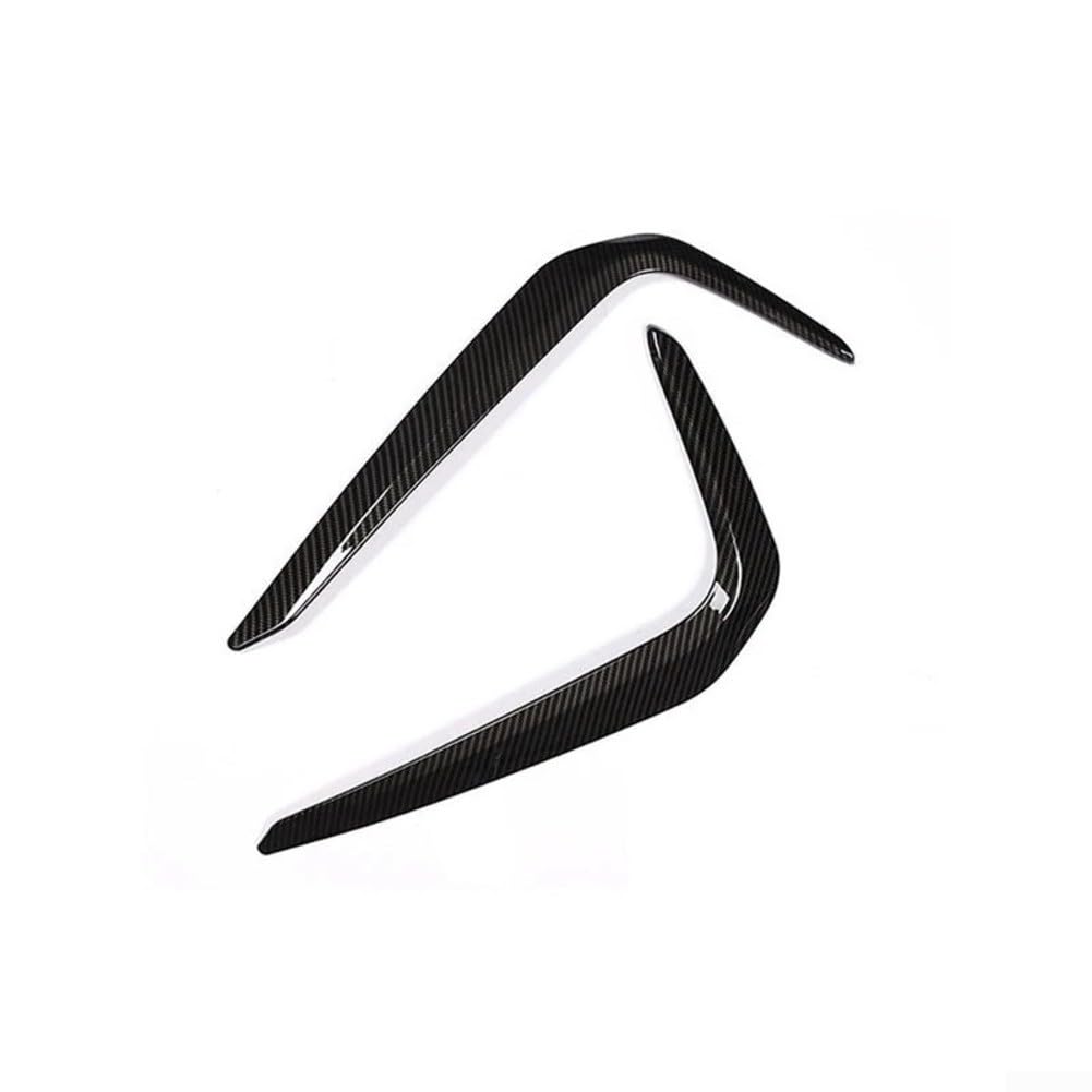 Carbon Fiber Front Fog Light Lamp Covers 2x For For 5 Series For G30 2018 2020 Replacement Car Accessory