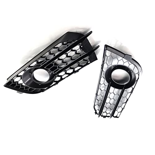 Grille de phare antibrouillard Audi A1 8X0807681A 8X0807682A calandre nid d'abeille