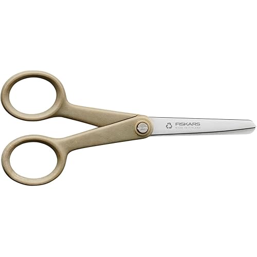 Fiskars Renew 1062546 Hobby Scissors, Length: 13 cm, Recycled Stainless Steel / Plastic, Made from 100% Recyclable Materials