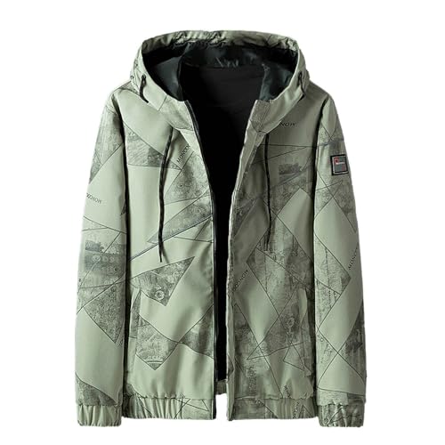 Manteau hiver chaud pour extérieur camping veste militaire homme zippée chic