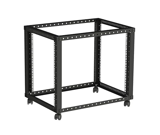 Image of XtremeMiner 19 Inch U Rack Mount Server Frame 18 Inch Depth (12U-30in Deep-Floor Mount)