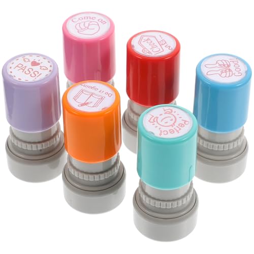 SOLUSTRE �p�ꋳ�t�X�^���v6�Z�b�g ����f�U�C���|�[�^�u������p�R�����g�X�^���v �h��]���� ���w����w�Z�̎g�p�ɕ֗� �����_���J���[