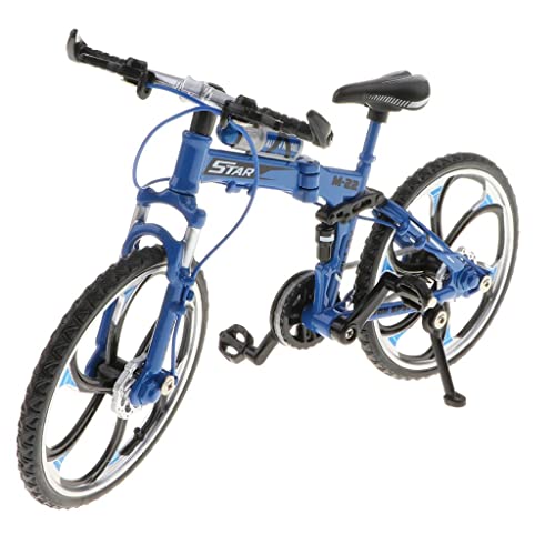 ＡＷＨＡＯ Bicicletas de Montaña Plegables: 10 Bicicletas como Regalo Decorativo – Plegables, Tal como Se Describen, Azul Folable