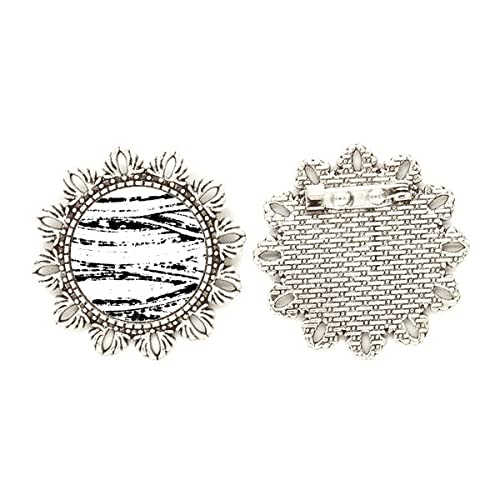 Broche con diseño de flores para looks de oficina y eventos