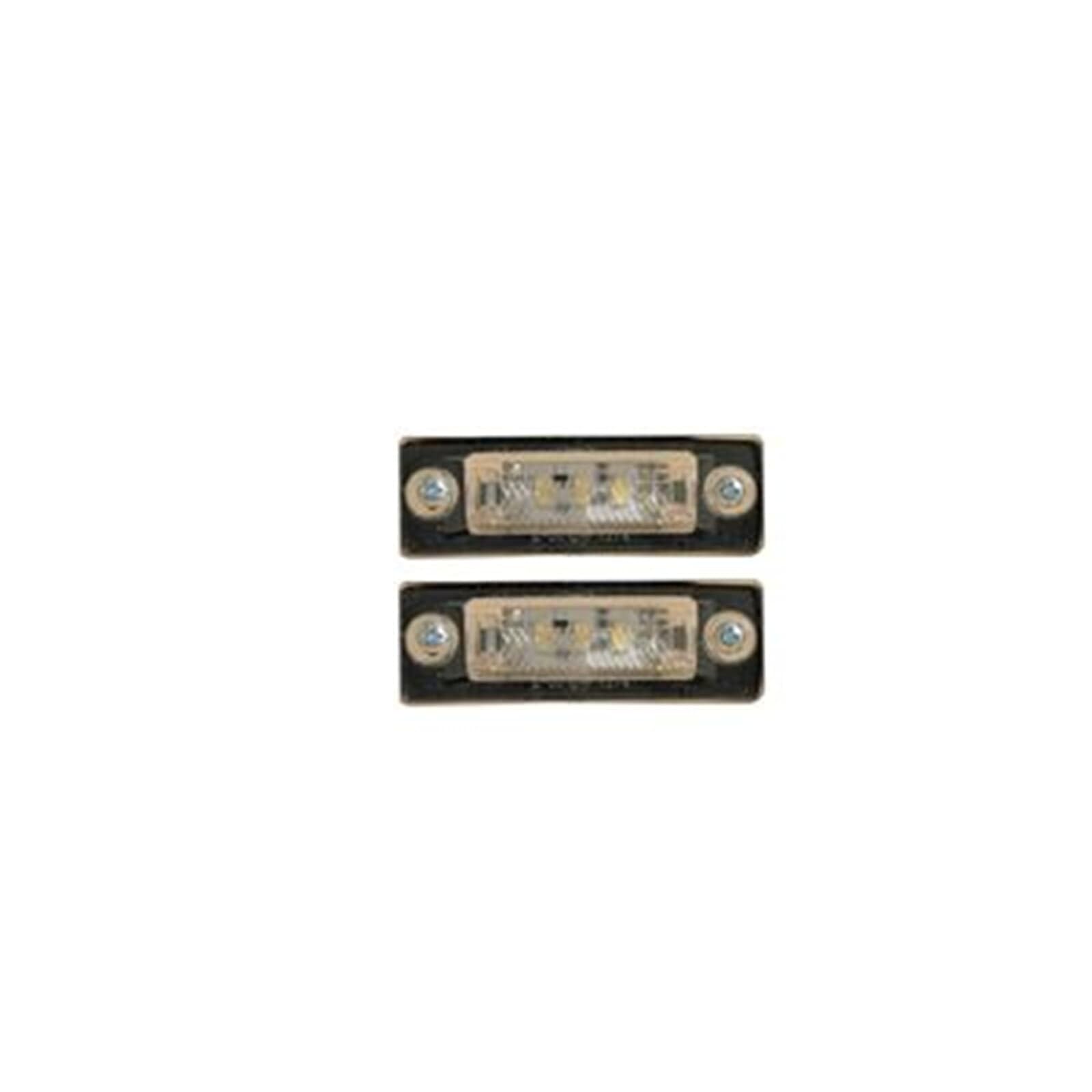 BandelOne 2x Van Wezel LED Kennzeichenleuchte | 2x 5856920 passend für Superb Caddy Golf