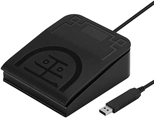 iKKEGOL [Upgraded] USB Foot Pedal Switch Video Game PC Hands Free ...