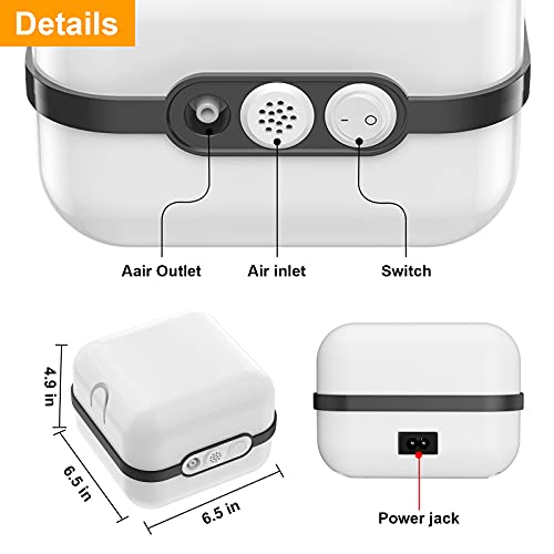 Nebulizer Machine for Adults Portable Breathing Nebulizer Machine with A Set of Accessories Desktop Nebulizer Low Noise Steam Inhaler - Thumbnail 6