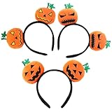 [GALSANG] パンプキン カチューシャ コスプレ ハロウィン コスチューム用小物 かぼちゃ 髪飾り ヘアバンド 子供 大人 (オレンジ 3点セット)