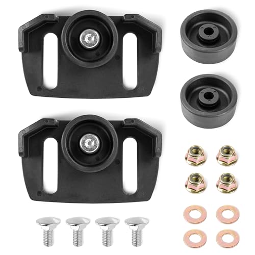 Canamax 490-241-0038 Universal Rolling Skid Shoes Set for Snowblower - Fit Most 2-Stage and 3-Stage Snow Thrower - Compatible with Craftsman MTD Arnold Troy-Bilt Cub Cadet Yard-Man Ariens and More