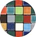 Mosaic-Minis(25/64 inch) (10x10x3mm), 250 Pieces, Random Mix All, MXAL