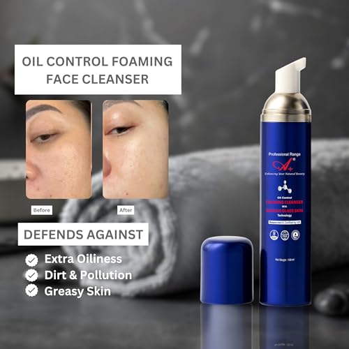 Image of A+ Korean Face Cleanser Oil Control | Daily Face Cleanser for Women and Men | Brightens Skin | Removes Dirt & Impurities | Face Care, Gentle Facewash, Non-drying, Fragrance Free Formula | Skin Care Products | Suitable for Normal and Oily Skin - 100 ml