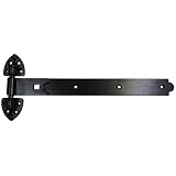GatePro 5093003 12" Heavy Reversible Gate Hinges - Black Finish - 1 Pair