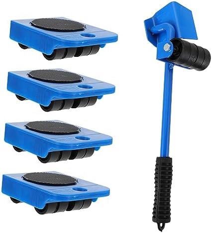 Gadpiparty 5pcs Moving Tools Furniture Appliance Lifting Tool Chair Roller Wheels Home Tools Heavy Objects