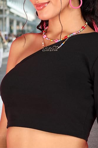 Image of POPWINGS Casual Solid Top and Skirt Co-Ord Set for Women | Stylish Western Co-Ord Set for Women | Crop Top and Long Slit Skirt Set for Women