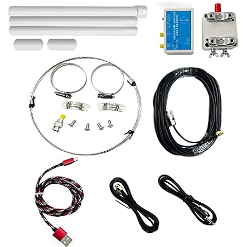 K-180WLA Aktive Schleife Breitband Empfangsantenne 100kHz-180MHz 20dBi SDR Radioantenne Schleife Kleine Schleife Kurzwelle Antenne Cover