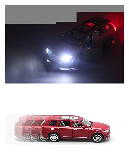 Modelo Diecast con puertas 1:32 para Volvo XC90 blanco miniatura 2