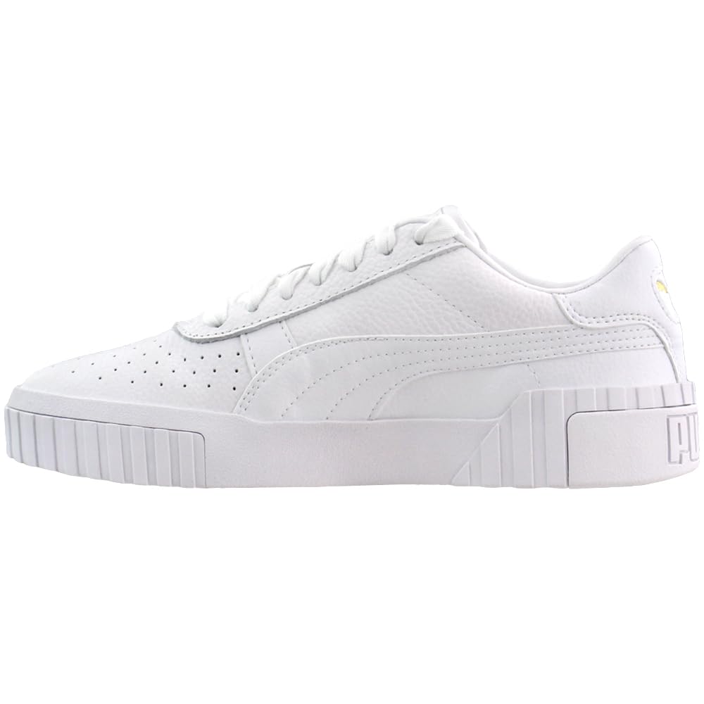 PUMA Womens Cali Lace Up Sneakers Shoes Casual - White