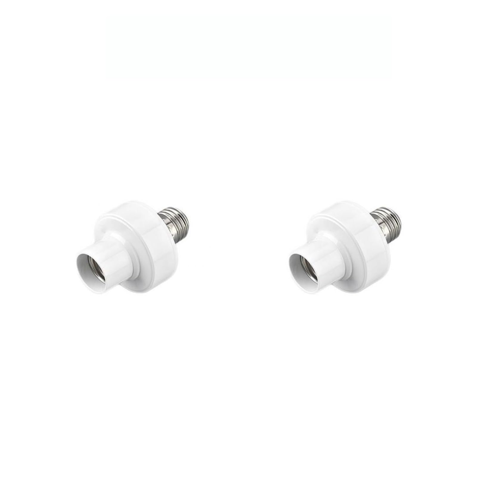 tianwandong Inteligentny adapter do żarówek E27 Podstawa oprawki LED AC85-250V Sterowanie głosowe w aplikacji Smart Life(2PCS)