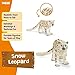Schleich Wild Life Realistic Prowling Snow Leopard Figurine - Intricately Painted and Highly Detailed Wild Animal Toy, Durable for Education and Fun Play, Perfect for Boys and Girls, Ages 3+