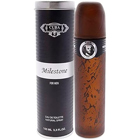 Cuba Milestone for Men Eau de Toilette Spray, 3.3 Ounce Cover