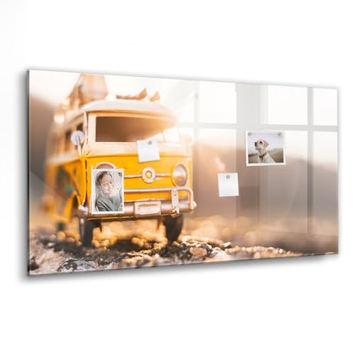 Tableau blanc en verre magnétique effaçable avec aimants néodyme