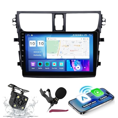 Carplay sans fil et son HiFi sur cet autoradio Android 14 pour Suzuki Celerio avec écran QLED
