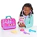 Just Play Disney Junior Doc McStuffins On-the-Go Pet Carrier and Accessories – Whispers, 5.5-inch Plushie, Kids Toys for Ages 3 Up
