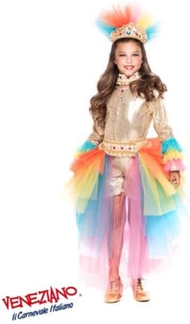 VENEZIANO Costume Vestito Abito Travestimento Carnevale Bambina Brasiliana  Prestige 28051 Anni 10 Multicolor : Amazon.it: Sport e tempo libero