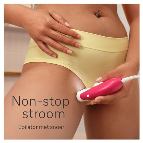 Braun Silk·épil 3, Epilator Met Snoer Voor Ontharing, Wekenlang Een Gladde Huid, Met Scheerkop & Trimmerkam, 3-031, Roze - Afbeelding 6