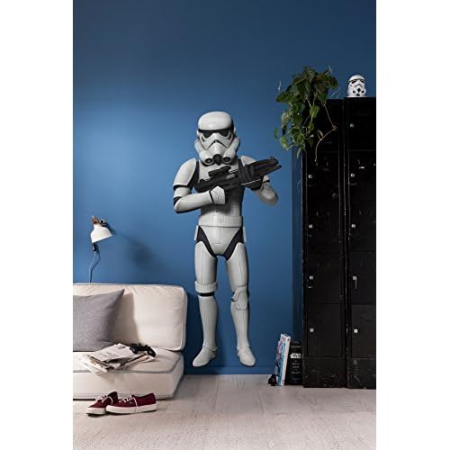 Komar - Star Wars - Deco-Sticker STORMTROOPER - 100 x 70 cm - Wandtattoo, Wandsticker, Wandaufkleber, Wandbild, Sturmtruppler, Imperium - 14722h